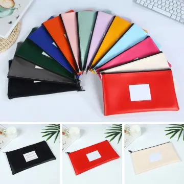 Leather Bank Bag Money Pouch Security Deposit Zipper Bag for Cash Money  Wallet - China Leather Bank Bag and Leather Coin Purse price