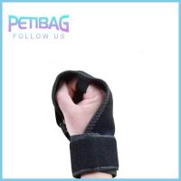 PETIBAG ของใหม่ ชายชราคน สีดำสีดำ ที่ยึดกำปั้น โรคหลอดเลือดสมองอัมพาตครึ่งซีก อุปกรณ์ออกกำลังกายออกกำลังกาย การฝึกอบรมนิ้วมือ ถุงมือยึดเสริม