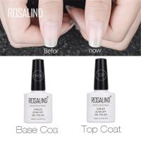 Rosalind 10ml Top Coat or Base Coat Foundation for UV Gel Polish varnishes