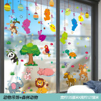 Cartoon Stickers Underwater World Ocean Wall Stickers Kindergarten3DThree-Dimensional Childrens Room Layout Wall Decorations