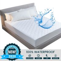 ✘◘ Premium 100 Waterproof Mattress Protector Breathable Noiseless Mattress Pad Cover Smooth Soft Cotton Terry Covers