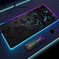 ✘♠  Geometry Large RGB Gamer Mousepad 40x90cm Mouse Mat Gaming Mousepads LED Keyboard Mats Luminous Desk Pads Mouse Pad For PC