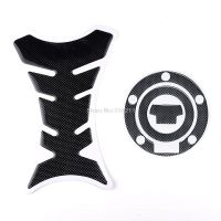 ☏▩♟ RPMMOTOR Gas Fuel Cap Cover Sticker for YAMAHA YZF R1 R6 FZ-1 FZ-6 FJR1300 Real Carbon