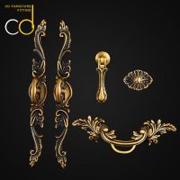 ☄﹉▲ CD/super generation of contemporary and contracted the brass cupboard door handle gently shake handshandle luxury metal cabinet wardrobe drawer