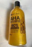 AHA body serum Party White AHA Body Serum Plus Vitamin C &amp; E 90% Intensive AHA 500ml. (่ส่งฟรี)