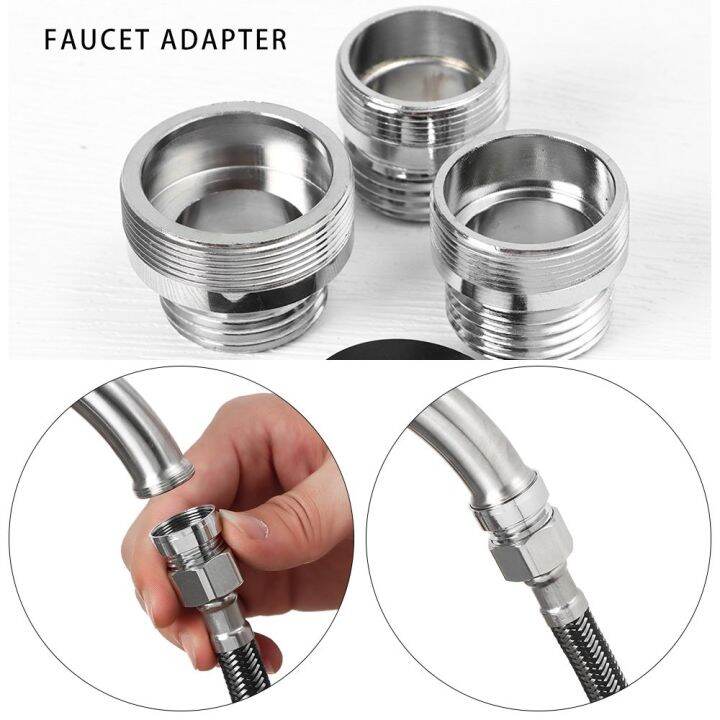 【COD】Tap Aerator Connector โลหะนอกด้ายในอะแดปเตอร์ประหยัดน้ำสำหรับก๊อก