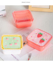 Transparent Cake Box Sweet Dessert Doggy Box Ins Style Bento Box Vintage Plaid Cake Case Cute Cake Box