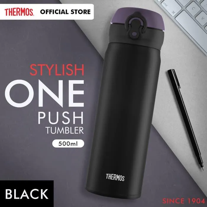 Bisa Cod Thermos Tumbler One Push Ultra Light A Black 500ml Jnl 502 Alb Lazada Indonesia