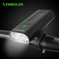 NEWBOLER 5200mAh Bicycle Light USB Rechargeable Bike Headlight LED Taillight Powerful Flashlight Cycling Lamp Bike Accessories