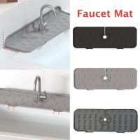 [HOT BEIJMKLHIW 547] อ่างล้างจาน Water Splash Guard Drip Protect Splash Guard Mat Drain Pad Water Catcher Mat ซิลิโคนก๊อกน้ำ Mat