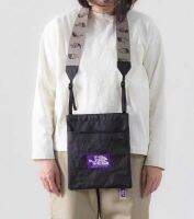 ☼Thaya Japan TNF Purple Mark X - PAC Thick Straps Oblique Satchel Couples Diamond Mesh Single Shoulder Bag กระเป๋ากันน้ำ