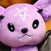 30-45CM Kawaii Plush Bat Toy Dark Series Stuffed Plush Plushie Moon Pentacle Bat Flying animals Pillow Halloween Christmas Gift