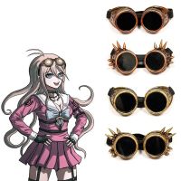 (SQIU)Danganronpa V3 Iruma Miu แว่นตาคอสเพลย์ Prop,หมุดแว่นแฟนซีสไตล์โกธิคแนวสตีมพังค์แว่นกันแดดสไตล์เรโทรเชื่อม