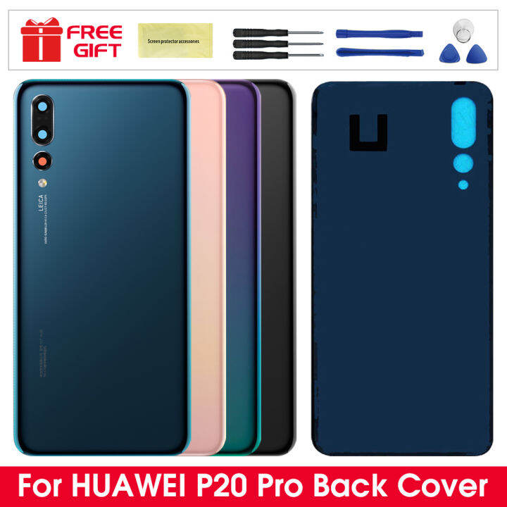 original-huawei-p20-pro-ฝาครอบกระจกเปลี่ยนด้านหลังประตูแบตเตอรี่กรณี-p20-pro-พร้อมเลนส์กล้อง-lfdddd