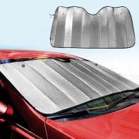 1Pc Foldable Car Windshield Visor Cover Front Rear Block Window Sun Shade Car Front Windscreen Cover Dust Protector