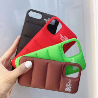 2021 Winter down jacket 3D The Puffer Soft cloth Phone Case For 12 Pro 7 8 Plus X XS XR MAX 11 MiNi SE 2 13 Back cover