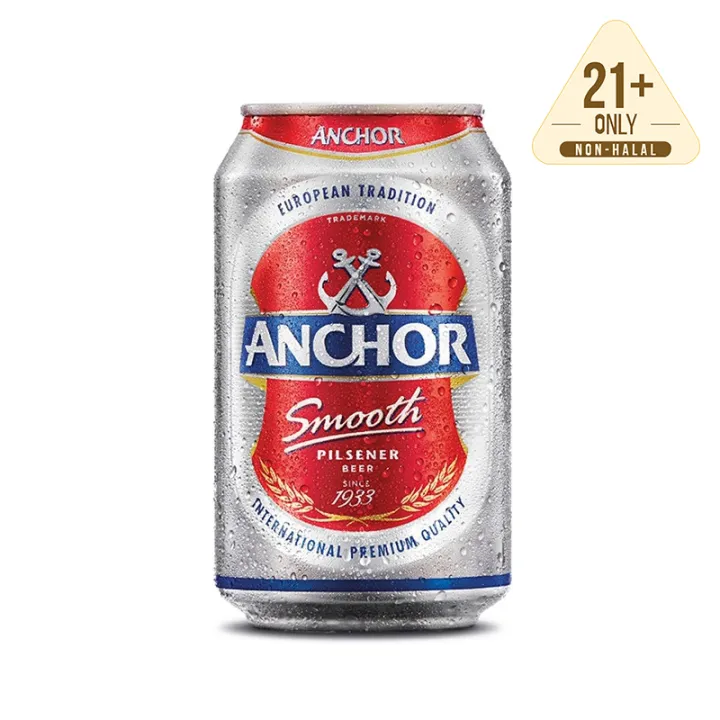 Anchor Smooth Pilsener Beer Can 320ml Lazada