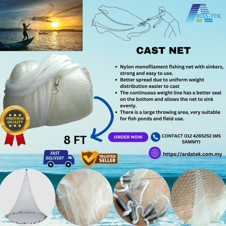 Cast Net x 8FT | Lazada
