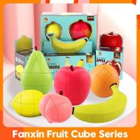 [Fanxin Fruit Cube Series] Banana Lemon Peach Apple Orange Irregular 3x3x3 Children’s Preschool Brain Teasers