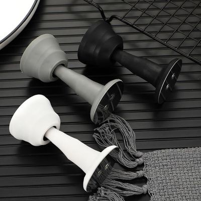 Silicone Mute Self Adhesive Door Stopper Non Drilling Sticker Door Suction Wall Protectors Hidden Door Holders Hardware Protect Decorative Door Stops