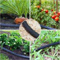 EZ Hose Rubber Soaker Hose for Garden Beds Lawn Yard 1/2 Inch Soaker Hose Drip Irrigation Longer Lasting Drip Save 70 of Water