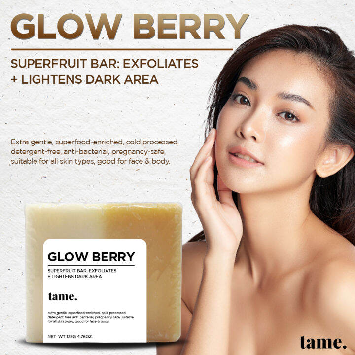 Hypoallergenic Whitening Face & Body Soap Bar Glow Berry 135g Lazada PH