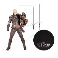 Mcfarlane Wizard Witcher Geralt 12นิ้วโมเดลทำมือของเล่นตุ๊กตาเคลื่อนย้ายได้