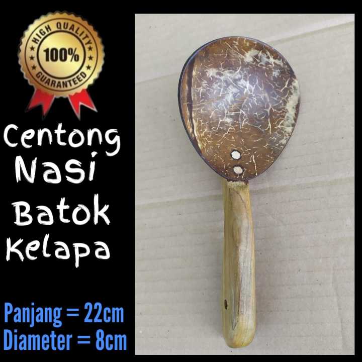 Centong Batok Kelapa Irus Nasi Kayu Tradisional Lazada Indonesia 5883