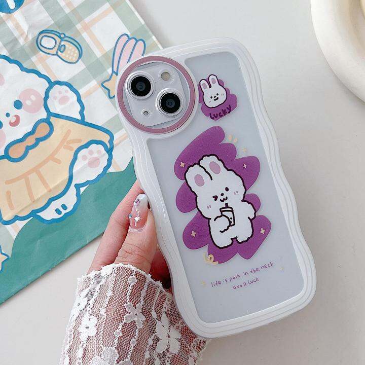 for-infinix-smart-5-2021-case-wavy-type-cartoon-rabbit-butterfly-love-heart-painted-tpu-silicone-soft-case-cover-shockproof-phone-casing