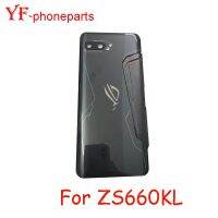 สำหรับ Asus ROG Phone II ZS660KL ฝาหลังปิดโทรศัพท์หลังแผงด้านหลังประตูเคสซ่อมแซมชิ้นส่วนอะไหล่ LHG3763