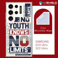 [S23ultra][S22ultra] HI-SHIELD Stylish เคสใสกันกระแทก Samsung S23ultra รุ่น Street1