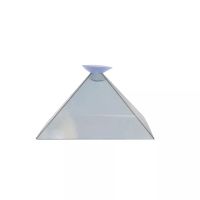 3D Hologram Pyramid Display Projector Video Stand Universal For Smart Mobile Phone HJ55