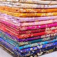 Brocade Silk Fabric Satin Flower Fabrics For Sewing Material For DIY Dress Fabric