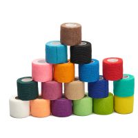 【CW】 4.5m Colorful Sport Self Adhesive Elastic Bandage Wrap Tape Elastoplast For Knee Support Pads Finger Ankle Palm Shoulder