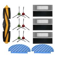 สำหรับ Ecovacs Deebot OZMO T8 T8 AIVI Vauum ทำความสะอาดอะไหล่ทิ้งถุงเก็บฝุ่นลูกกลิ้งแปรงกรองซับผ้าด้านข้างชุดแปรง