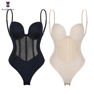 Sexy Backless Tummy Control Thong Girdle Seamless Body Shaper Bodysuit -  China Girdle Shaper and Shaper Thong price