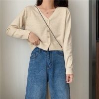 [Real Photo] Xiaoran Korean Women Casual Knitted Cardigan Long Sleeve Top