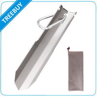 Taruor Titanium Garden Hand Serrated Shovel Outdoor แคมป์ปิ้งเดินป่า Backpacking Trowel With Clip