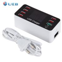 เครื่องชาร์จโทรศัพท์มือถือ40W USB หลายพอร์ต AC100-240V อัจฉริยะที่โทรศัพท์มือถืออะแดปเตอร์เครื่องชาร์จปลอดภัยสำหรับแท็บเล็ตโทรศัพท์