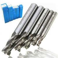 Sctrading888 5ชิ้นตัวตัด CNC End Mill เครื่องมิลลิ่ง HSS สว่านเจาะก้านตรงบิต4ฟลุต