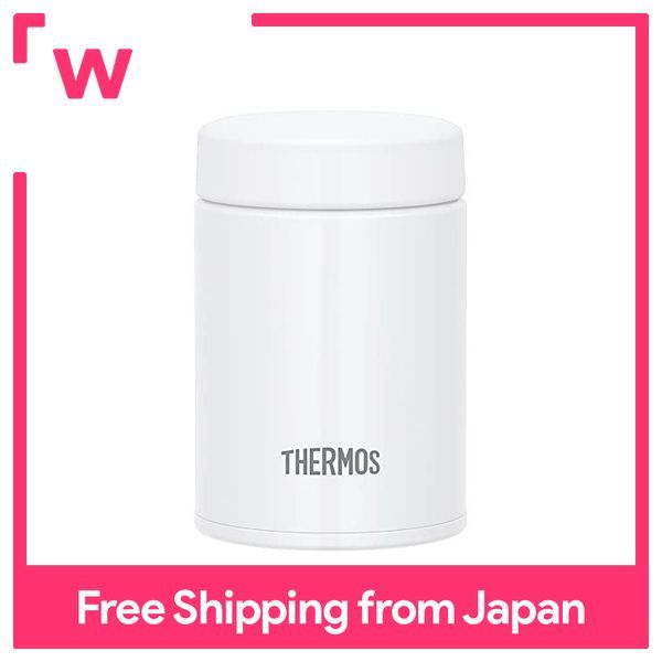 Thermos Vacuum Insulated Soup Jar (White) 200ml - Japanese Insulated Soup Jar