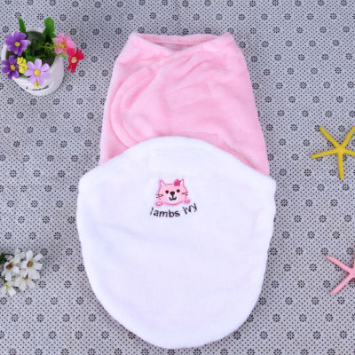 ผ้าห่อตัวเด็กทารกห่อแบบปักซองจดหมายแบบอ่อนถุงนอนเด็ก