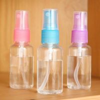 【YF】❡◄  5 50ml/30ml/20ml/10ml Small Plastic Transparent Spray Bottles for Makeup Refillable Dispenser