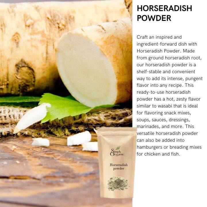 Horseradish powder the best quality from Europe Lazada.co.th