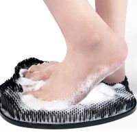 ♦♚¤ Clean Massaged Feet Shower Bath Foot Scrubber Mat Softens Hard Skin On Heels Exfoliating Foot Brush Non-bending Foot Wash Pad