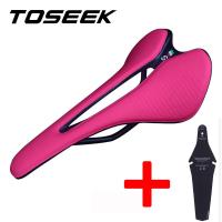 TOSEEK เบาะจักรยานน้ำหนักเบามากเบาะระบายอากาศได้สวมใส่สบายเบาะจักรยานอานแข่งจักรยานเสือภูเขาชิ้นส่วนถนน EVA อาน