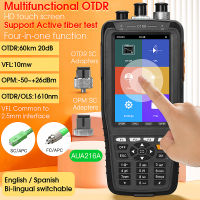 AUA216A/U Smart OTDR 1310 1550nm 1610nm พร้อม VFL/OPM/OLS หน้าจอสัมผัส OTDR Optical Time Domain Reflectometer