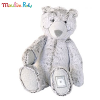 Moulin Roty ตุ๊กตาหมีขั้วโลก Polar Bear ขนนิ่มมาก สไตล์วินเทจ โพล่าแบร์ MR-720038