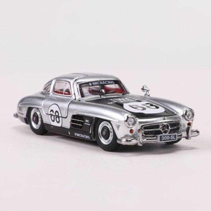 1-64-mercedes-benz-300sl-ของเล่นรถ-diecast-ประตูปีกนางนวลสำหรับเด็กผู้ชายของขวัญวันเกิด-kids-toys-คอลเลกชันรถ