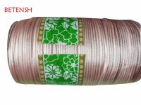 【YD】 250m/roll Lt Pink Rattail Cord 2.5mm Jewelry Findings Accessories Macrame Rope Making Beading  String